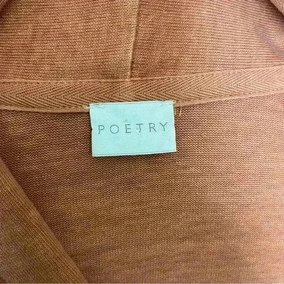 Poetry Short Sleeve V-Neck Hemp Organic Cotton Maxi Dress Chili Pink Size 6 - Picture 6 of 7